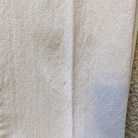 Cream Denim Pants - Picture 6 of 7